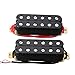 LYWS Mini Humbucker Pickup Double Coil Pickups Bridge Neck Set for Electric Guitar