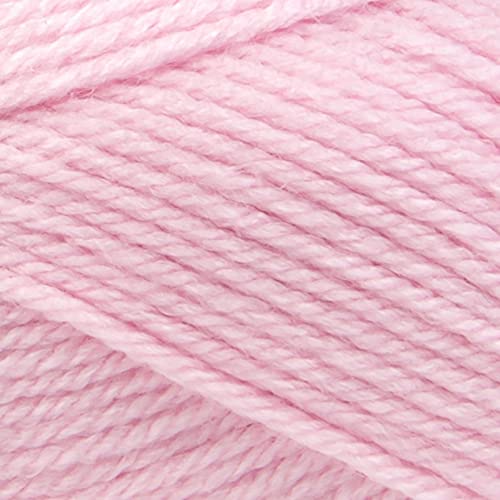 Image of Lion Brand Yarn Basic Stitch Anti-Pilling Yarn for Crocheting, Knitting, and Crafts, Baby Pink, 1 Pack