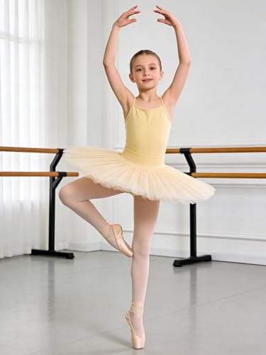 Image of Girls Undershirts Camisole Tank Tops for Kids with Adjustable Straps Cotton Dance Cami for Teen 5-12 Years