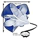 Vhxorrz Running Parachute Speed Training Pack of 2 56 Inch Speed Resistance Parachute Speed Chute for Speed Training Football Basketball Training Adults Youth Kids（Blue）