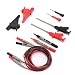 Produktbild Messleitung Kit AIDBUCKS Messleitungen für Multimeter Messspitzen Kabel Set 10 Stücke Professionelles elektronisches Zubehör Set Inklusive 4mm Silikon Verlängerung, Krokodilklemmen, Abgreifklemmen usw
