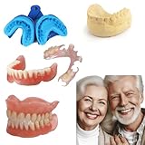 AiHealth DIY DentureKit Oral Care Kit at Home(2 Complete Sets of Teeth), DIY Custom Kits Fully/Partial, Upper/Lower, Customizable 2 Sets DIY Kits 2026 Latest