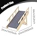 Baoblaze Wooden Pet Stair Foldable Dog Stair Stable Creative Dog Ramp Cat Ladder for High Beds Couch for Small and Older Animals, 4 Steps