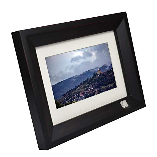 Digitaler Fotorahmen Home 7-Zoll-digitaler Fotorahmen Full HD LCD-Digital-Fotorahmen mit Fernbedienung Wecker-Slide MP3-Player,1