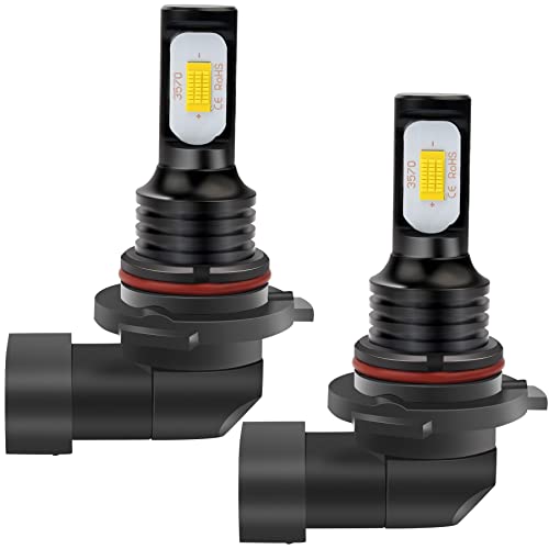 KATUR Bombillas de luz antiniebla LED 9006 HB4 3570 Chipets Extremadamente Brillantes 2400 lúmenes Solo para luz Diurna DRL o Luces antiniebla, luz Dorada (9006, HB4 Dorado)