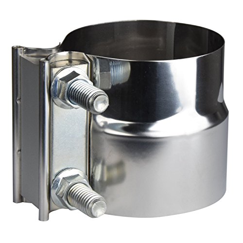 2.75 inch Exhaust Clamps Stainless Steel Muffler Band Clamp for 2.75" ID to 2.75" OD Turbo Downpipe Exhaust System Repair - 1 Piece