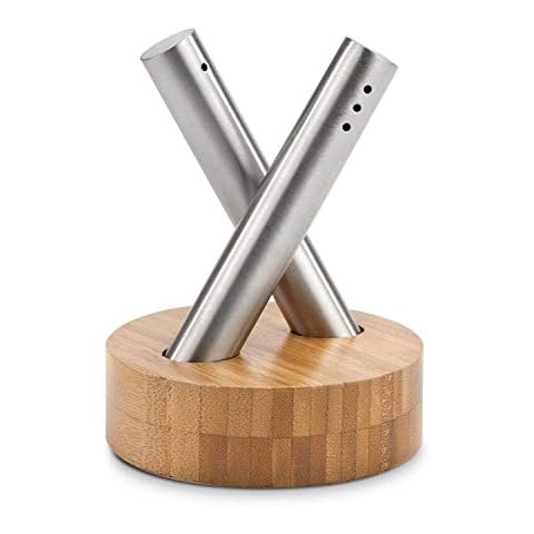 ROMINOX Salt & Pepper Shakers Stainless Steel - Satin Brushed Cover