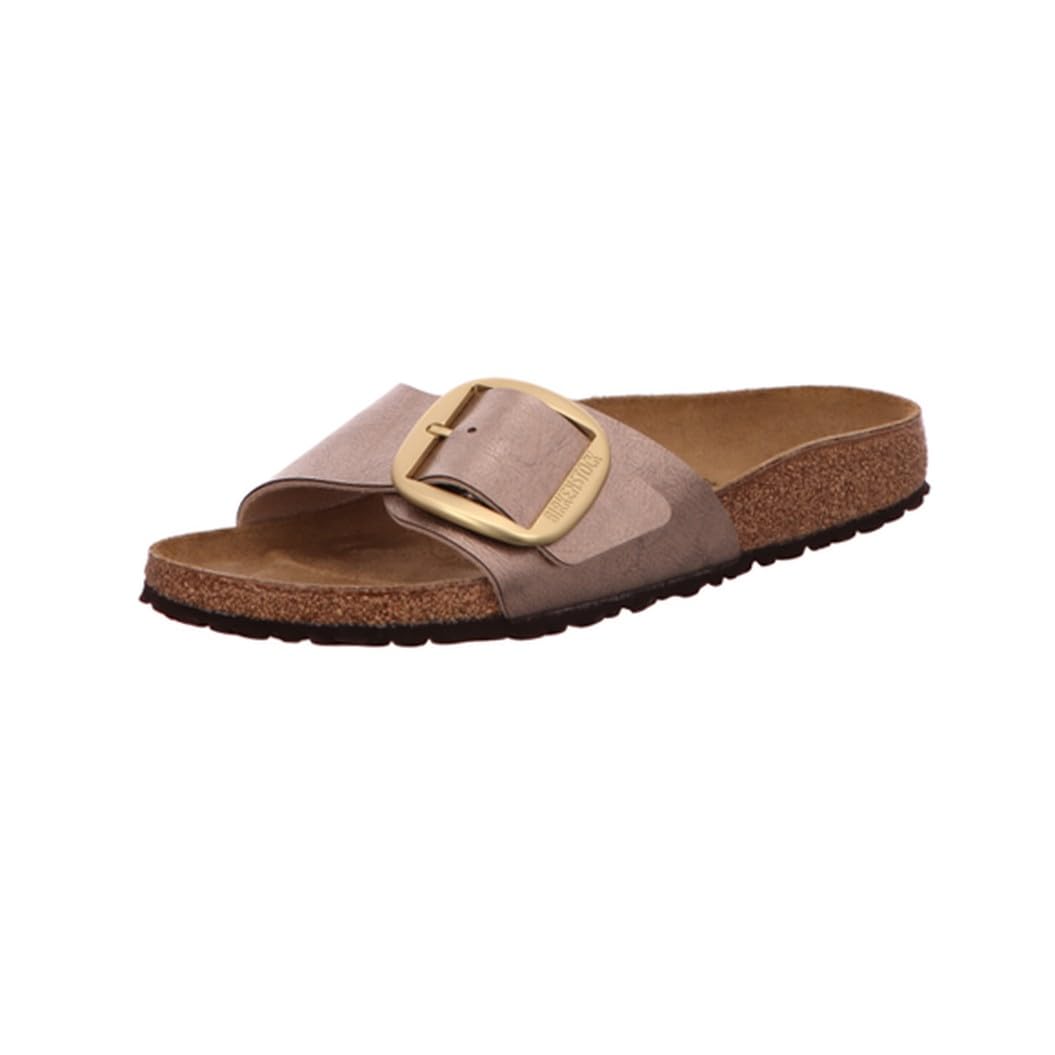 Birkenstock 1016237 Madrid Big Buckle graceful taupe, Birko Flor PIANELLE Donna, Taupe EU 41