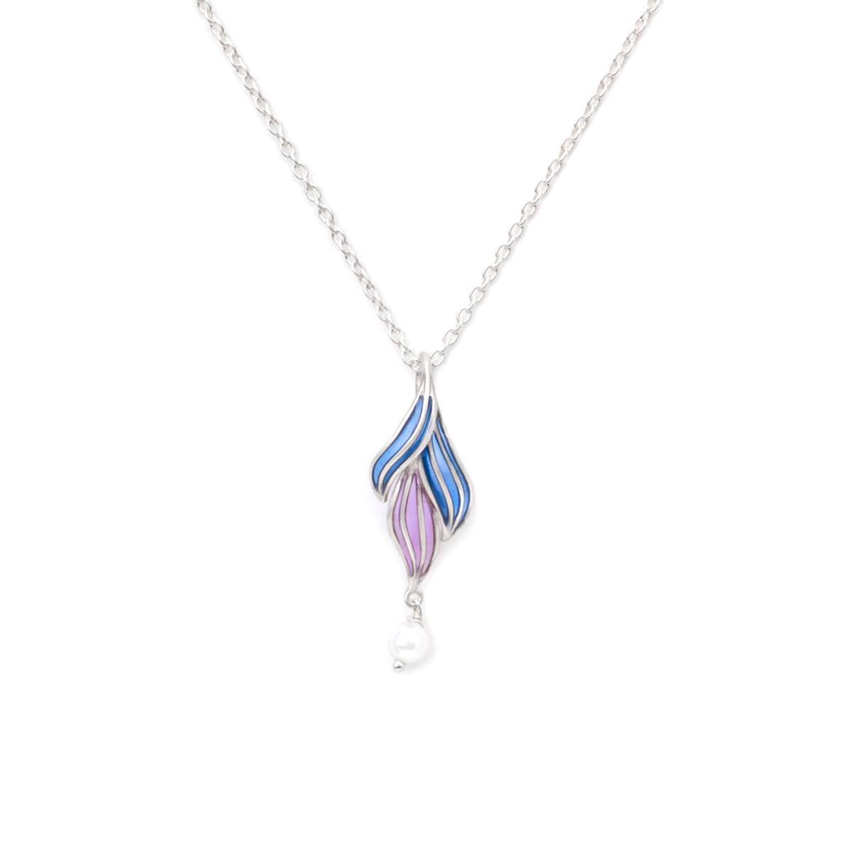 by CaratLane| 925 Silver | Flow through Rushes Necklace in 925 Silver | Gifts for Womens & Girls-image-2