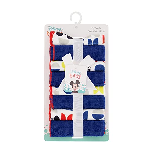 Image of Cudlie Disney Baby Washcloths with Nursery Characters | 8 Pack of Kids Washcloths for Bath | Baby Shower Gifts and Baby Stuff for Newborns