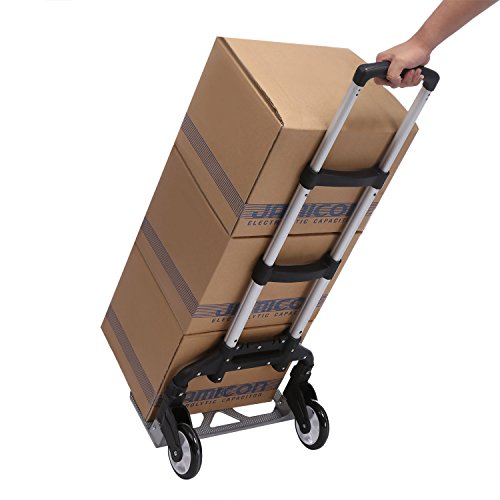 Carretilla plegable de aluminio capacidad 150lbs miniatura 2
