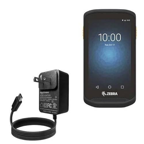 BoxWave Charger Compatible with Zebra TC20 - Wall Charger Direct (15W), Rapid Charge Your Device with Built-in 3ft Cable