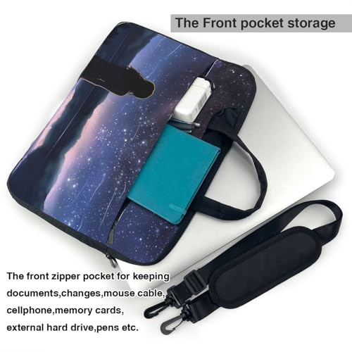 Bolso maletín para laptop unisex con diseño de estrellas miniatura 5