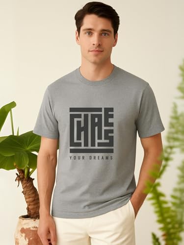 Image of Nobero Men's Graphic Printed Regular Fit Cotton T-Shirt (Pack of 3)