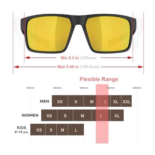 Image of Floating Polarized Fishing Sunglasses Saltwater Resistant Lenses That Coating Won't Peel Rub off