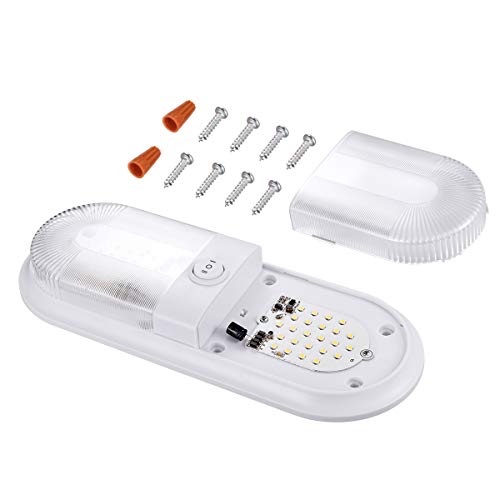 Miady 12V Rv Led Ceiling Dome Light Rv Led Lights Interior For Car/Rv/Trailer/Camper/Boat With On/Off Switch White 560 Lumens 4000-4500K 48X2835Smd(5 Pack) #TOP2