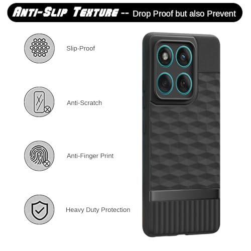 Image of Shockproof Case for Motorola Moto Edge 60 5G / Edge 60 Fusion 5G | Full Camera Protection | TPU Flexible Back Cover for Motorola Moto Edge 60 5G / Edge 60 Fusion 5G (Matte Black)