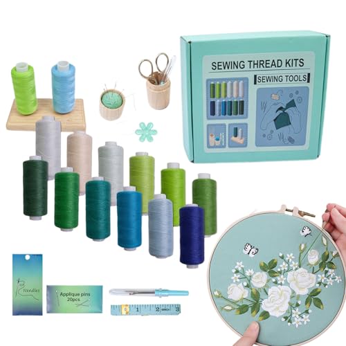 Parches descosidos solución con juego de 53 piezas de costura para coser a mano