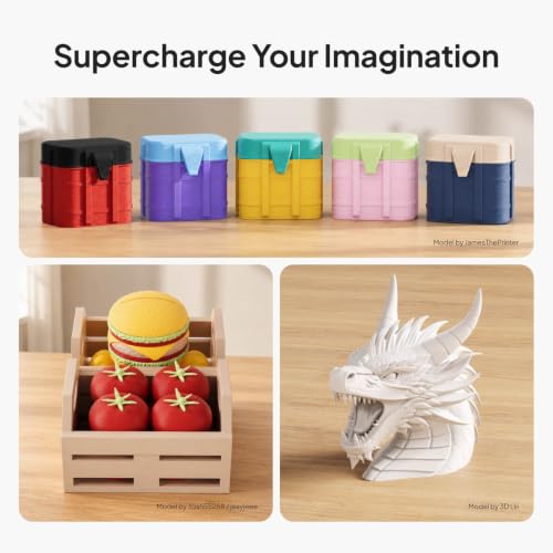 Image of ELEGOO Matte PLA 3D Printer Filament with Reusable Spool,1.75 mm Printing Filament Slate Grey 1 kg, Dimensional Accuracy + /- 0.02 mm, Compatible with Most 3D Printers