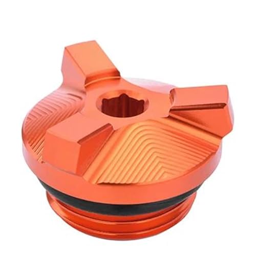 �I�[�g�o�C�p CNC �G���W�� �I�C���t�B���[�L���b�v �J�o�[ �l�W M24*2.0mm �ɓK������ S1000RR 2009-2018 �ɓK������ S1000R S1000XR G310GS G310R 2017-2020 dfhSGcn(Orange)