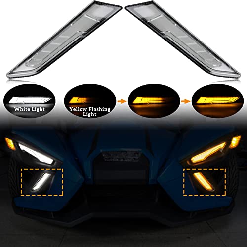 LDETXY Accent Panel Light Kit for Slingshot 2020-2023, DRL Daytime Running Light Turn Light for 2020 2021 2023 Polaris Slingshot S GT R LE SL Accessories, Replacement OEM 2884606 (2PCS)