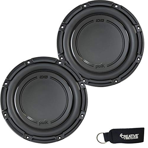 Polk Audio -Two DB1042DVC 10" Dual 4-Ohm Voice Coil Subwoofers, Bundle - Marine