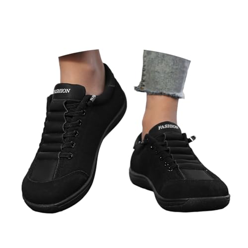Chaussures décontractées anti-frottements à bout large bout rond