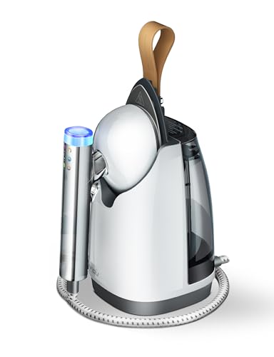Image of Sundu 2-in-1 Steamer for Clothes, Handheld & Standing with Auto Off | 800ml water tank, heats up in 30 seconds, 6 adjustable steam settings, portable handheld & standing design