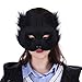 Clobeau Masquerade Mask Halloween Mask Cosplay Costume Half Face Animal Headgear Caps Furry Party Christmas Eye Cat Masks Party Fancy Half-Face Masks Halloween Costume Fancy Dress