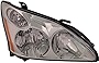 HEADLIGHTSDEPOT Halogen Headlight Compatible With Lexus RX330 04-06 RX350 07-09 RX400h 06-07 Japan Built Models CAPA Certified Right Hand Passenger Side Headlamp Assembly