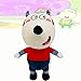 30 cm/11,81 pouces Wolfoo Family Peluche, Wolfoo et ses amis Lucy Peluche Peluche Animation de Bande Dessinée pour Parents et Amis (1 wolfoo plush)