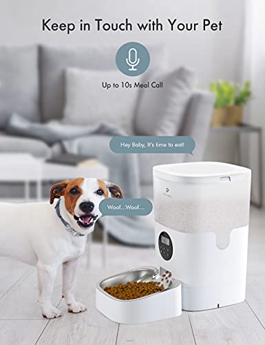 PETLIBRO-Automatic-Cat-Feeder-Timed-Cat-Feeder-with-Desiccant-Bag-for-Pet-Dry-Food-Programmable-Portion-Control-1-4-Meals-per-Day-10s-Voice-Recorder-for-Cats-and-Dogs-4L6L Timed Dog Feeder with Desiccant Bag