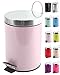 Produktbild MSV Kosmetikeimer Pastell Rosa Mülleimer Treteimer Abfalleimer - 3 Liter  mit herausnehmbaren Inneneimer