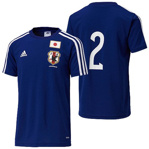 Amazon.co.jp: Adidas Kids Soccer Japan National JFA Home Replica T