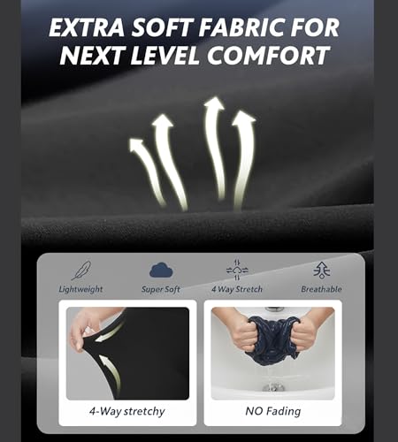 FULLSOFT 7 Pack Leggings for Women - High Waisted Tummy Control Workout Yoga Running Tights Pants - Image 5