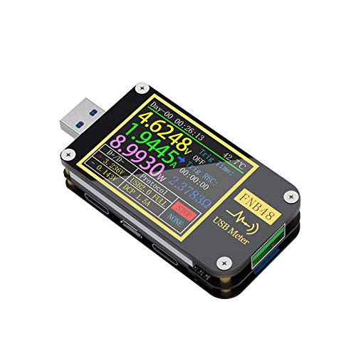 VGVGV Battery Tester FNB48 Pd Trigger Voltmeter Amperemeter Stroom En