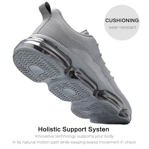 Image of Mens Running Shoes Air Low Top Comfort Walking Lace Up Sneakers Breathable Fashion Tennis Sport Gym Fitness Cross Trainers