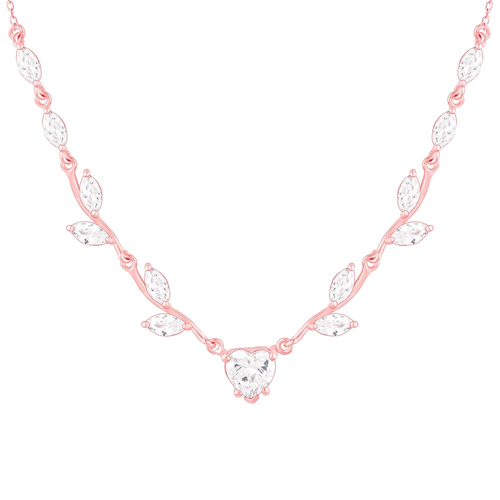 GIVA 925 Silver Rose Gold Heart Stoned Necklace| Pendant to Gift Women & Girls | With Certificate of Authenticity and 925 Stamp|6 Months Warranty* (B0CJV9Q742) Amazon Price History, Amazon Price Tracker