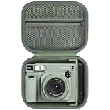 Lebakort Duro Caja Estuche Funda para Fujifilm Instax Wide 400/Instax Wide 300 Cámara Instantánea (Verde Militar)
