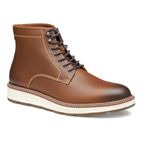 Image of Johnston & Murphy mens Upton Lug Plain Toe Boots