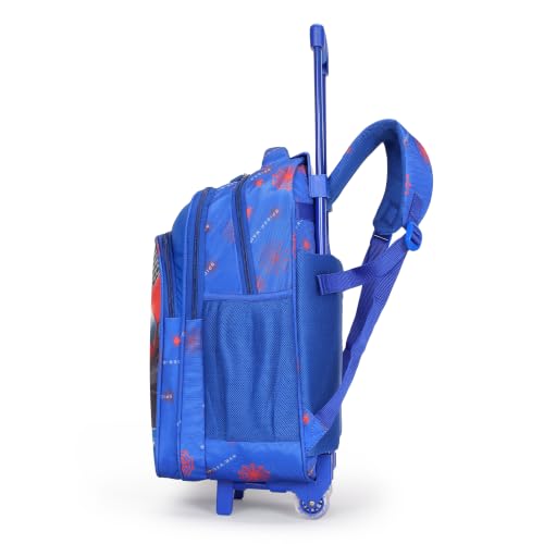 Image of NOVEX Original Kids School Bag with 2 Wheels & Trolley Handle For Easy Travel