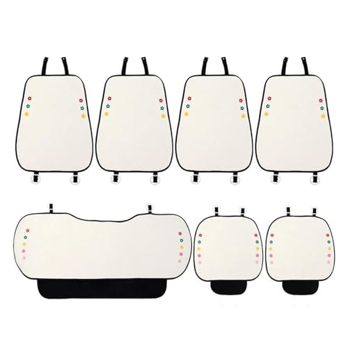 Coussin de siège de voiture universel en peluche isolante trois pièces
