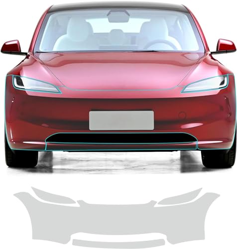 FDAIUN for 2024 Tesla Model 3 Clear Car Pre-Cut Paint Protective Film TPU Self Adhesive Rainproof Waterproof HD Scratch Exterior Accessories