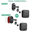 3Pack Adjustable Security Wall Mount Bracket for Blink Outdoor 4 (4th Gen) / (3rd Gen), Blink XT / XT2, Perfect View Angle for Your Surveillance Camera - Black