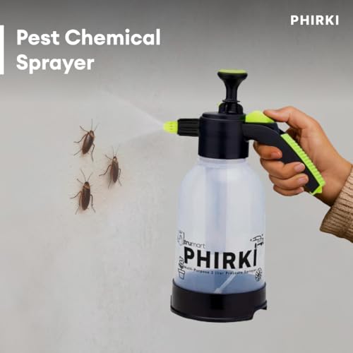 Image of Smart 2L Heavy-Duty Pressure Sprayer - Mist & Stream, Hand Pump for Home, Garden, Pest Control & Cleaning, Portable Hand Compress, Multi-Use Watering Can.