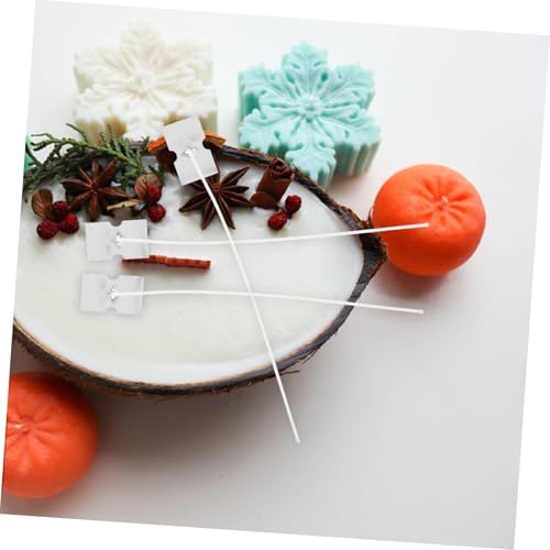 Mechas para velas Happyyami 50 piezas con base preencerada miniatura 5