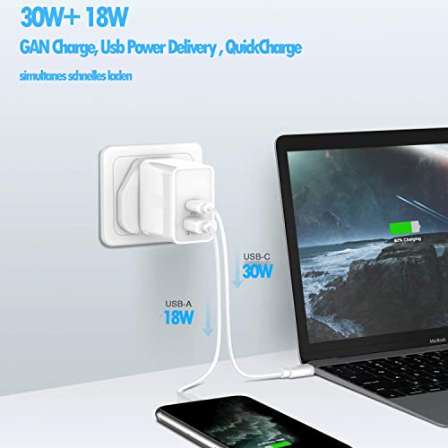 Caricatore per Google Pixel Dualport 30 W + 18 W