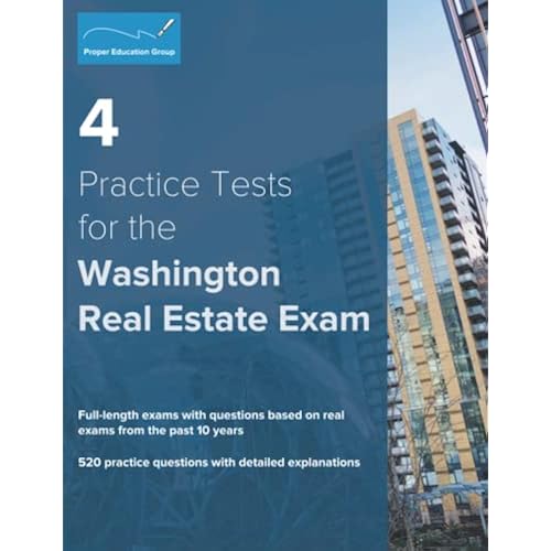 4 Practice Tests For The Washington Real Estate Exam