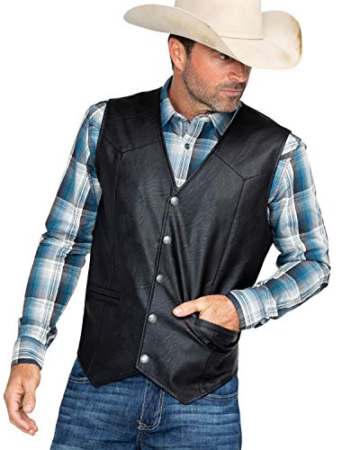 Cody James Men's Deadwood Vest - Cmba17v32-Blk