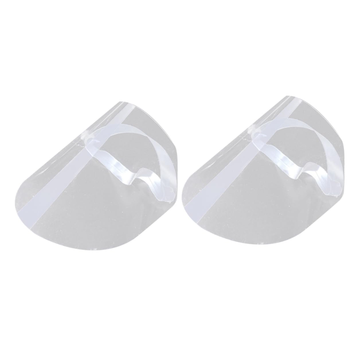 AUTSUPPL 2pcs Protective Mask Anti Fog Face Cover Facemask Facemaks Safety Goggles Hat Face Cap Spittle Baffle Face Guard Transparent Face Cover